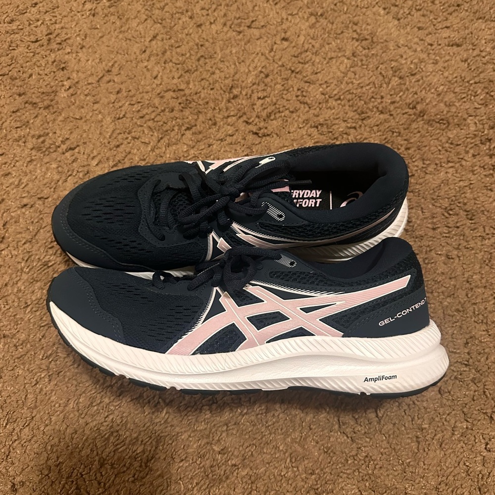 ASICS Gel-Contend 7 Women's Shoes - Navy and Pink